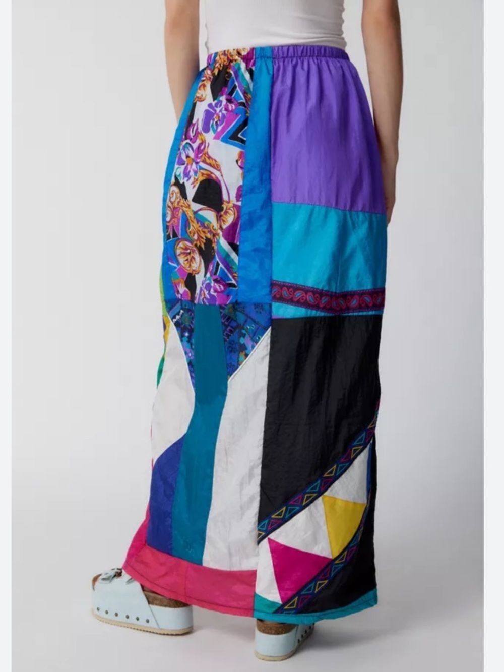 Urban outfitters urban RenewL recycled windbreaker skirt maxi medium/large NWT